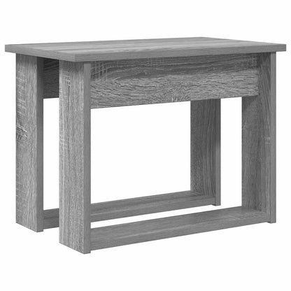 Sada Konferenčních Stolků 2 Pcs Šedá Sonoma 50 X 52 X 42 Cm