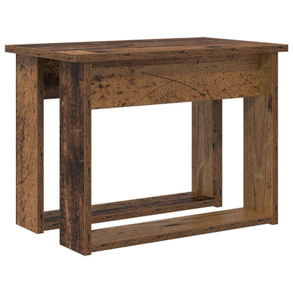 Sada Konferenčních Stolků 2 Pcs Staré Dřevo 50 X 52 X 42 Cm