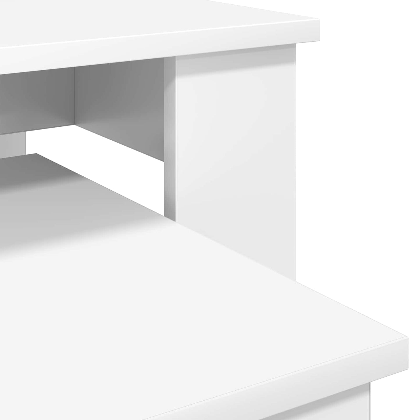 Sada Konferenčních Stolků 2 Pcs Bílá 100 X 50 X 42 Cm