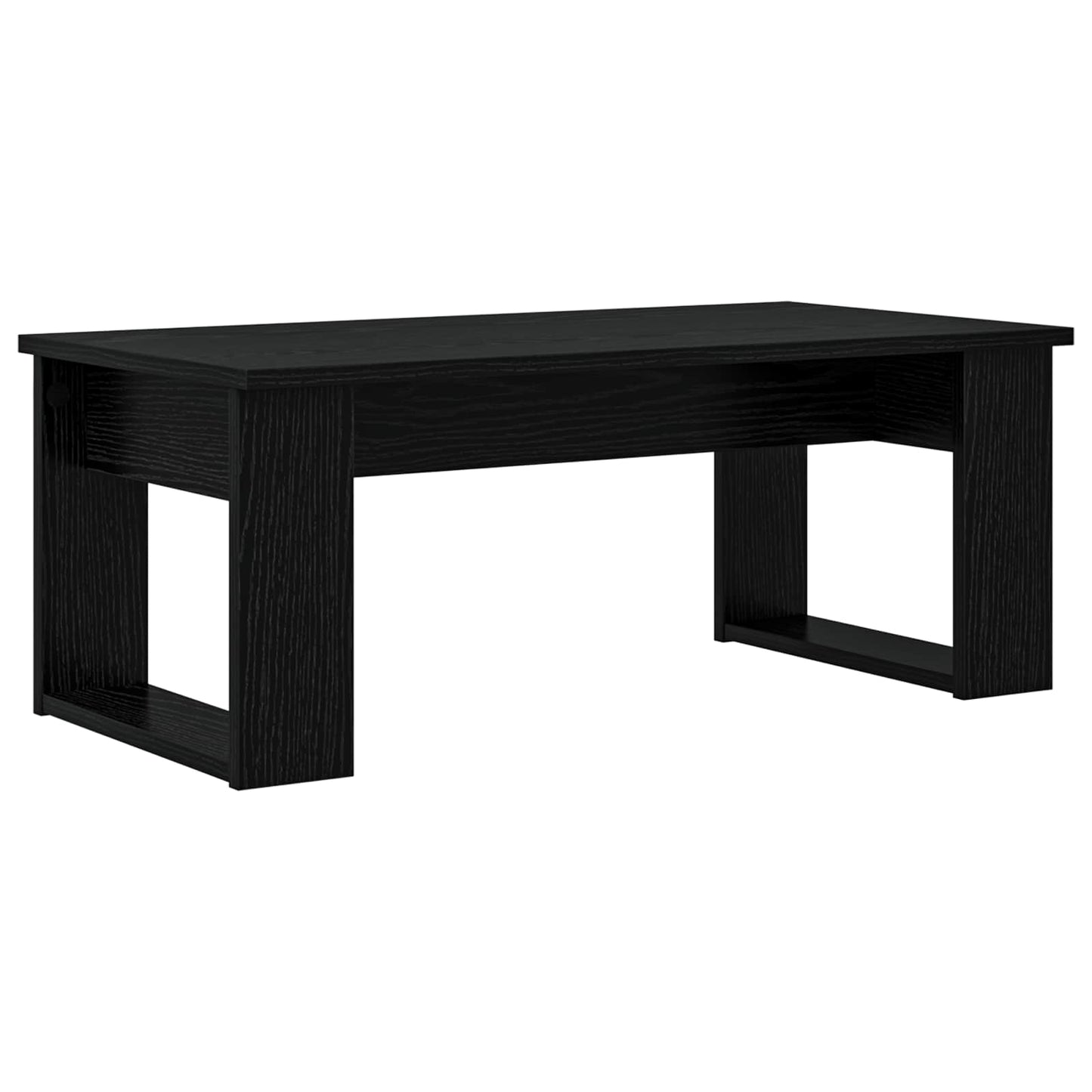 Sada Konferenčních Stolků 2 Pcs Černý Dub 100 X 50 X 42 Cm