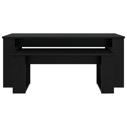 Sada Konferenčních Stolků 2 Pcs Černý Dub 100 X 50 X 42 Cm