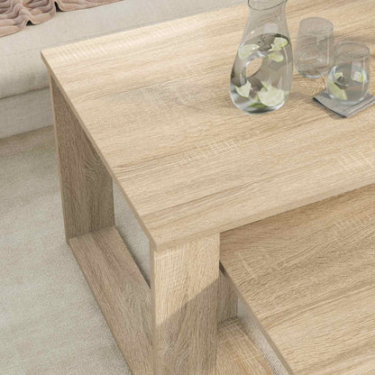 Sada Konferenčních Stolků 2 Pcs Sonoma Dub 100 X 50 X 42 Cm