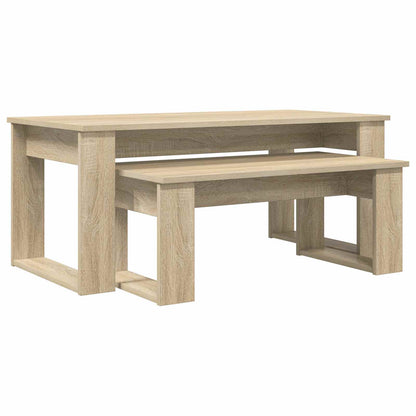 Sada Konferenčních Stolků 2 Pcs Sonoma Dub 100 X 50 X 42 Cm