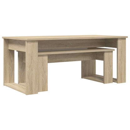 Sada Konferenčních Stolků 2 Pcs Sonoma Dub 100 X 50 X 42 Cm