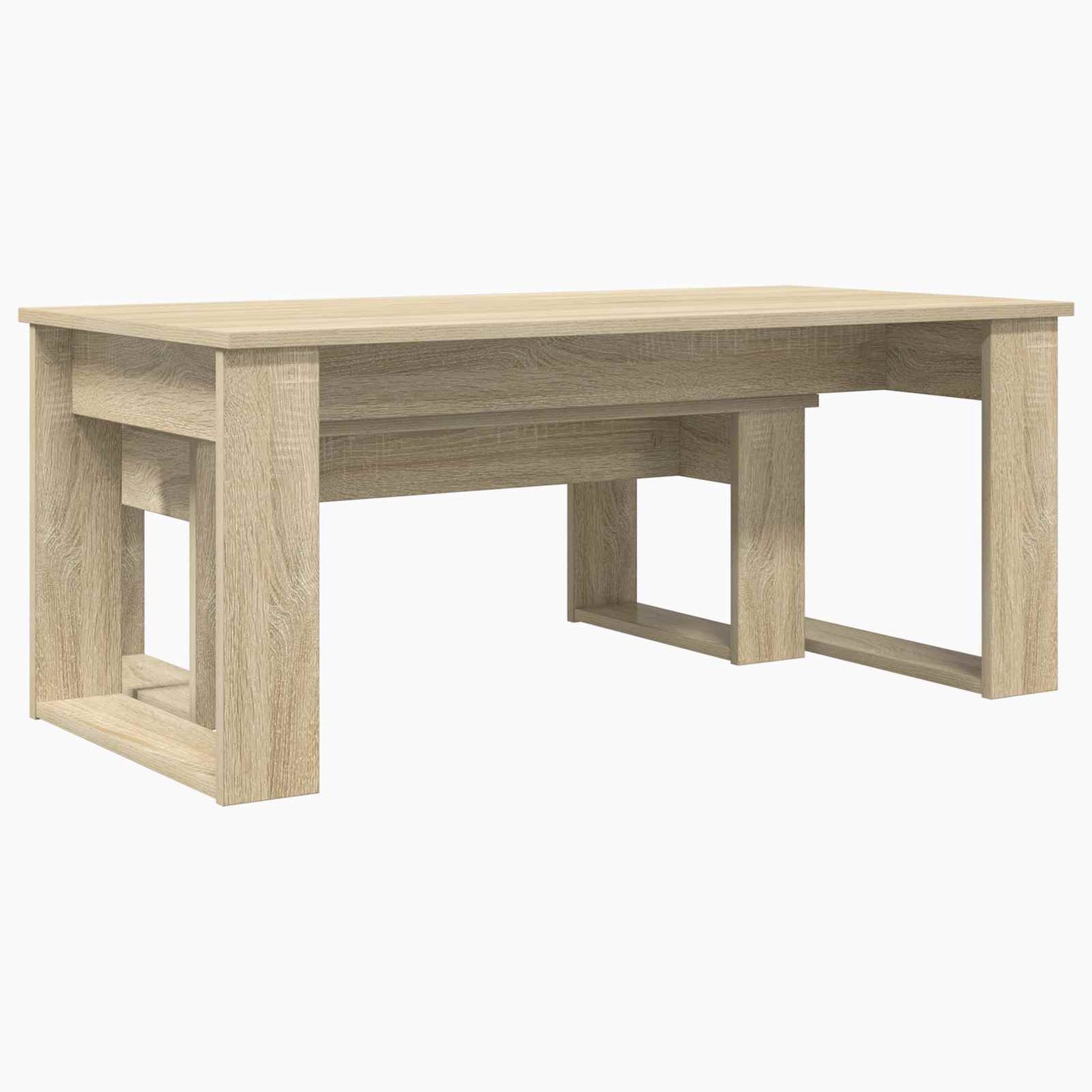 Sada Konferenčních Stolků 2 Pcs Sonoma Dub 100 X 50 X 42 Cm
