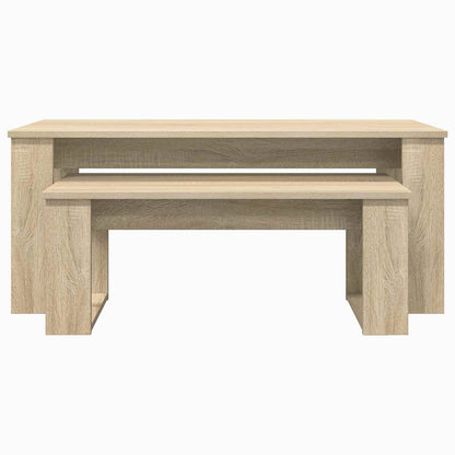 Sada Konferenčních Stolků 2 Pcs Sonoma Dub 100 X 50 X 42 Cm