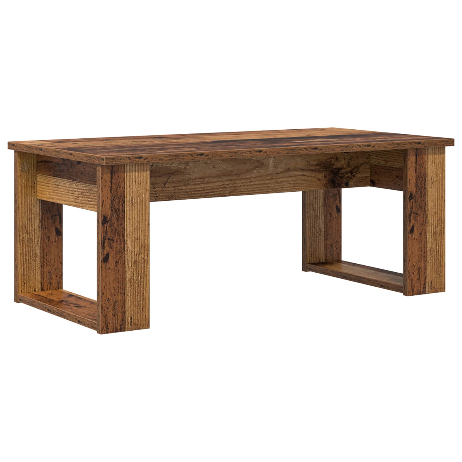 Sada Konferenčních Stolků 2 Pcs Staré Dřevo 100 X 50 X 42 Cm