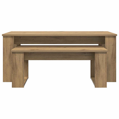Sada Konferenčních Stolků 2 Pcs Artisanový Dub 100 X 50 X 42 Cm
