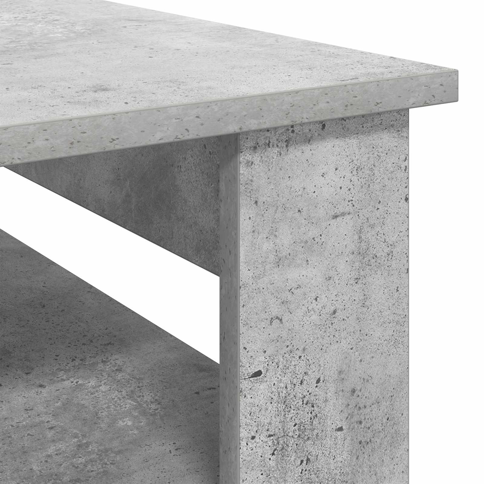 Konferenční Stolek Betonově Šedá 64 X 54 X 44 Cm
