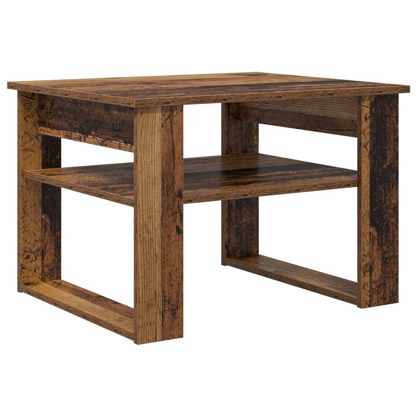 Konferenční Stolek Staré Dřevo 64 X 54 X 44 Cm Kompozitní Dřevo