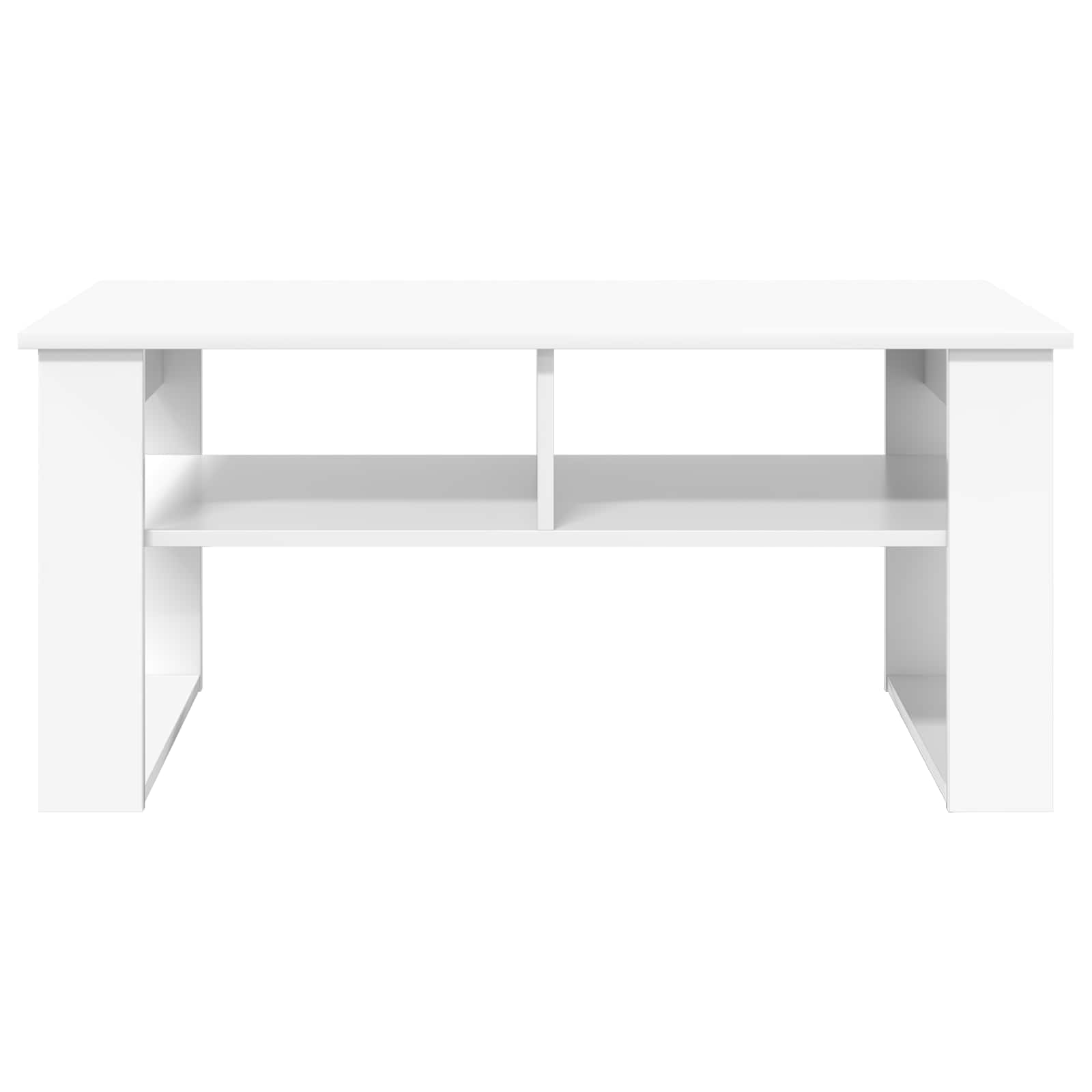 Konferenční Stolek Bílá 96 X 54 X 44 Cm Kompozitní Dřevo
