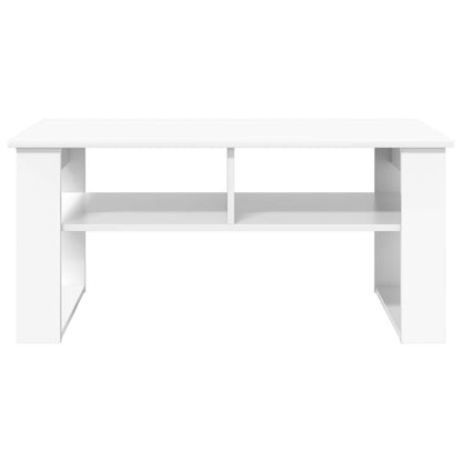Konferenční Stolek Bílá 96 X 54 X 44 Cm Kompozitní Dřevo