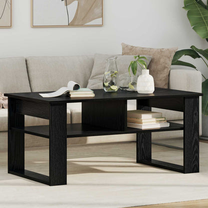 Konferenční Stolek Černý Dub 96 X 54 X 44 Cm Kompozitní Dřevo