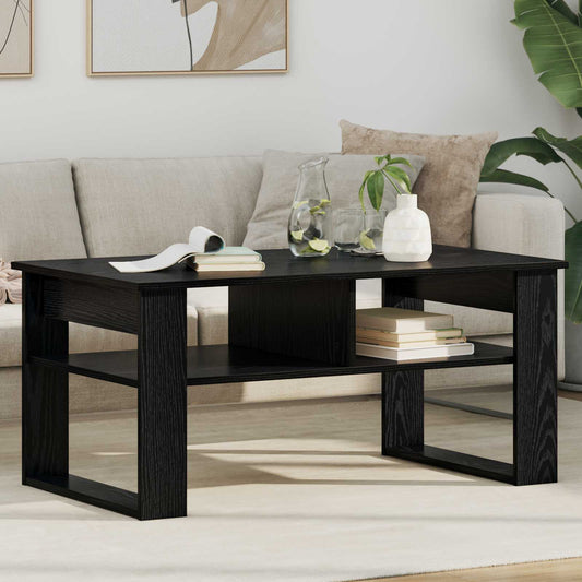 Konferenční Stolek Černý Dub 96 X 54 X 44 Cm Kompozitní Dřevo