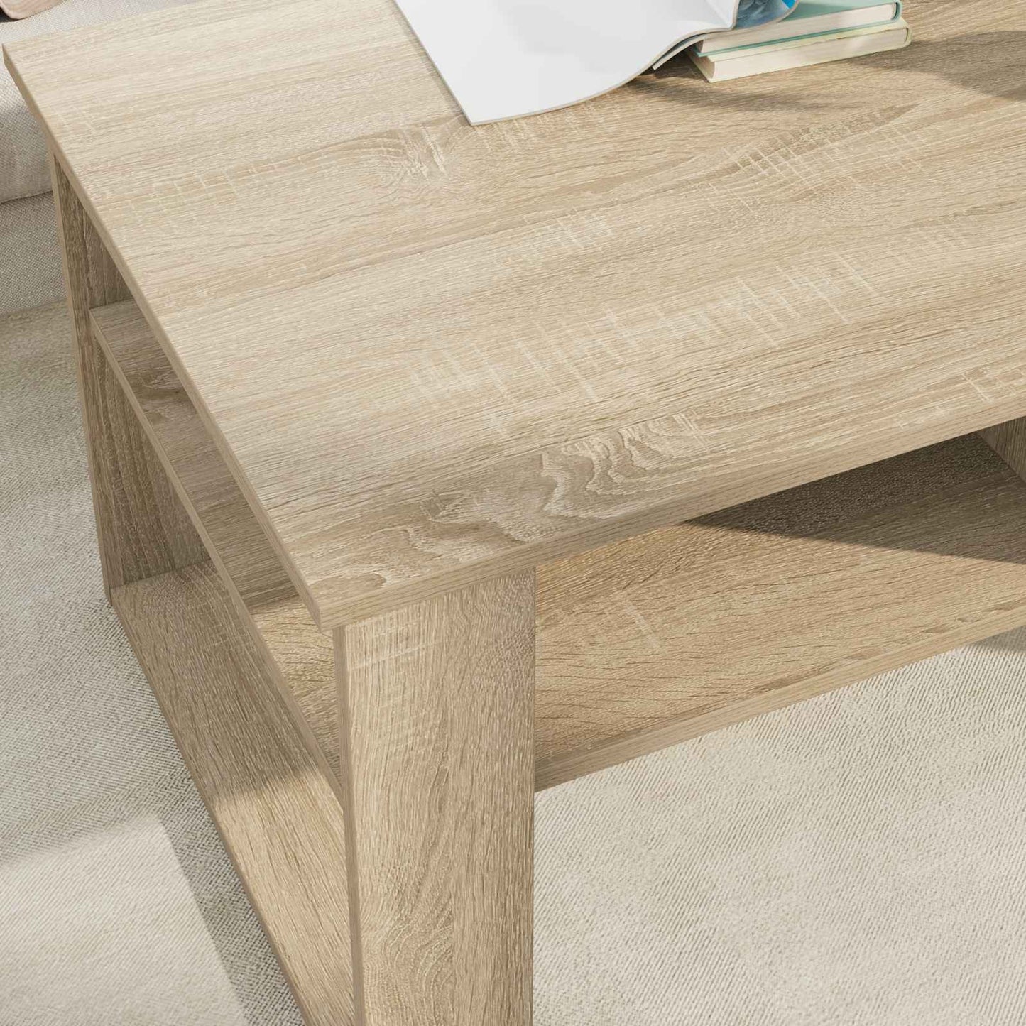 Konferenční Stolek Sonoma Dub 96 X 54 X 44 Cm Kompozitní Dřevo
