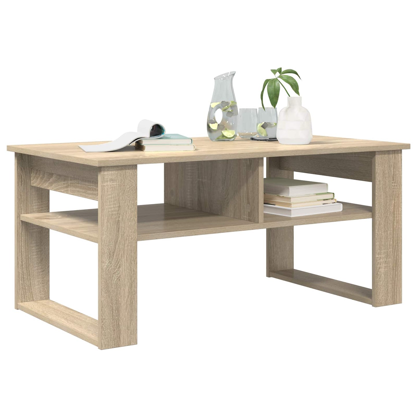 Konferenční Stolek Sonoma Dub 96 X 54 X 44 Cm Kompozitní Dřevo