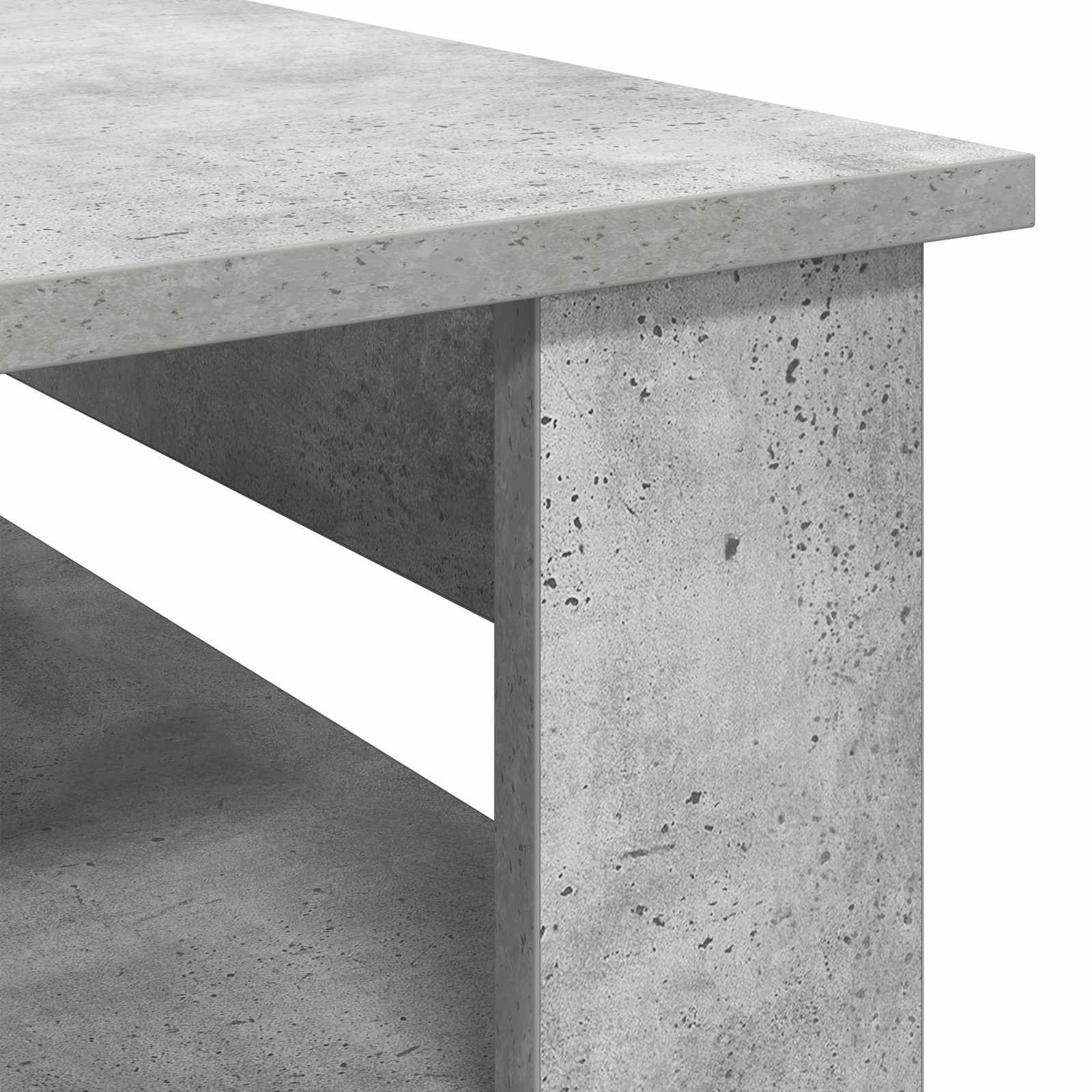 Konferenční Stolek Betonově Šedá 96 X 54 X 44 Cm
