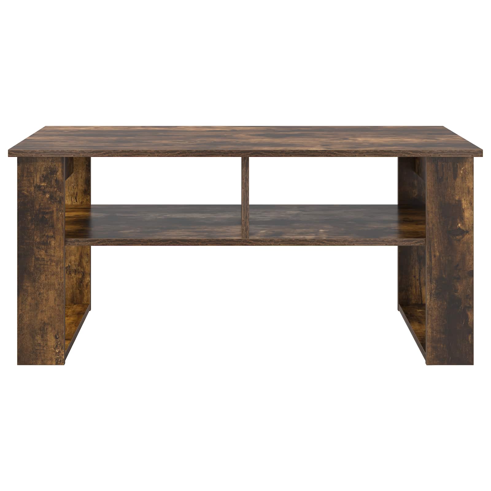 Konferenční Stolek Kouřový Dub 96 X 54 X 44 Cm Kompozitní Dřevo
