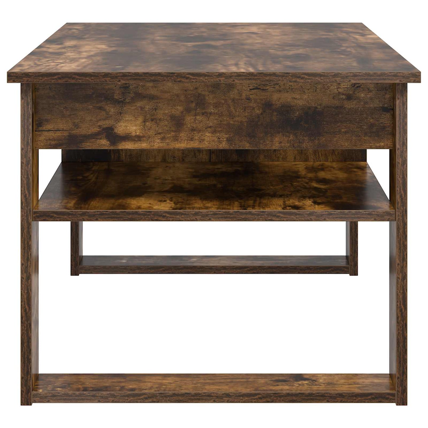 Konferenční Stolek Kouřový Dub 96 X 54 X 44 Cm Kompozitní Dřevo
