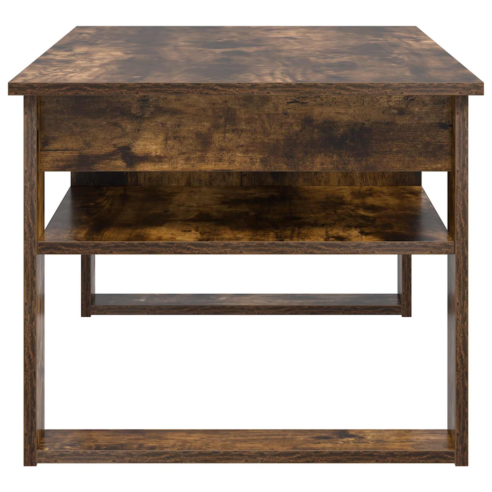 Konferenční Stolek Kouřový Dub 96 X 54 X 44 Cm Kompozitní Dřevo