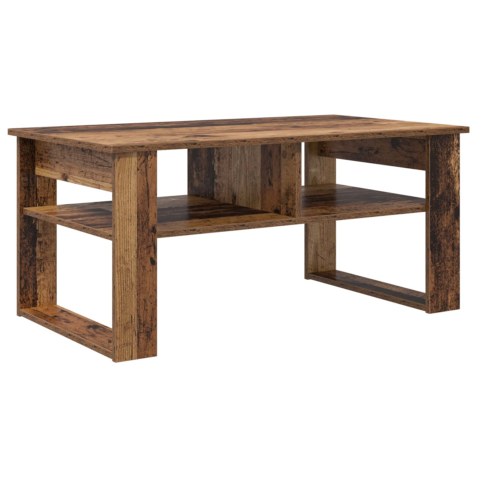 Konferenční Stolek Staré Dřevo 96 X 54 X 44 Cm Kompozitní Dřevo