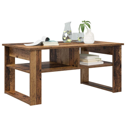 Konferenční Stolek Staré Dřevo 96 X 54 X 44 Cm Kompozitní Dřevo