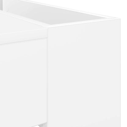 Konferenční Stolek Bílá 110 X 50 X 41 Cm Kompozitní Dřevo