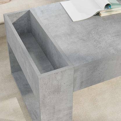 Konferenční Stolek Betonově Šedá 110 X 50 X 41 Cm