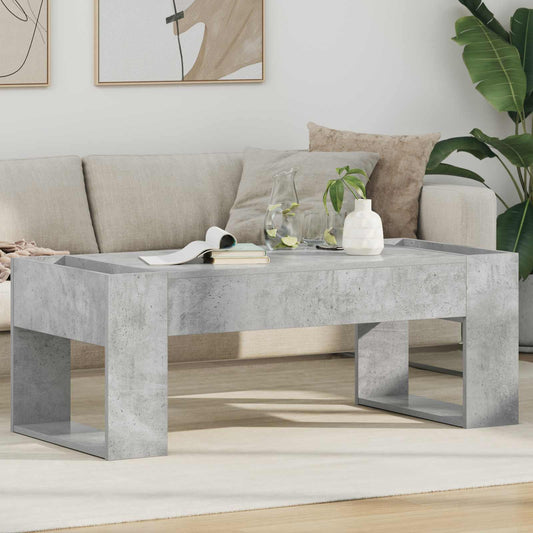 Konferenční Stolek Betonově Šedá 110 X 50 X 41 Cm