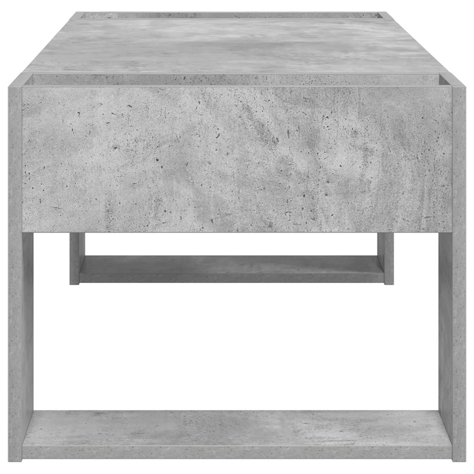 Konferenční Stolek Betonově Šedá 110 X 50 X 41 Cm