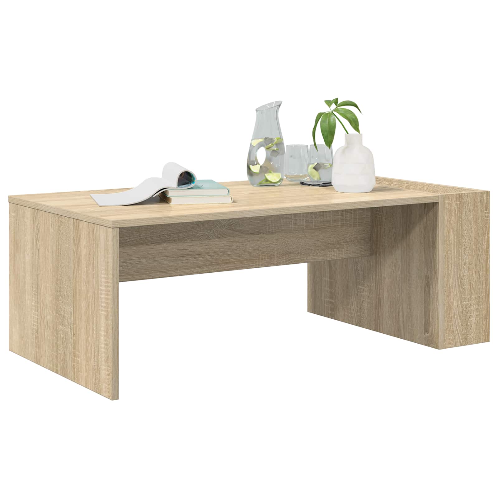 Konferenční Stolek Sonoma Dub 95 X 50 X 34 Cm Kompozitní Dřevo