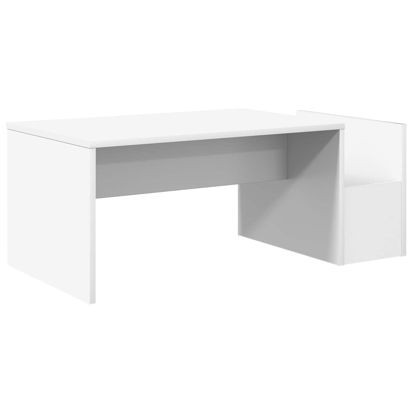 Konferenční Stolek Bílá 90 X 45 X 35 Cm Kompozitní Dřevo