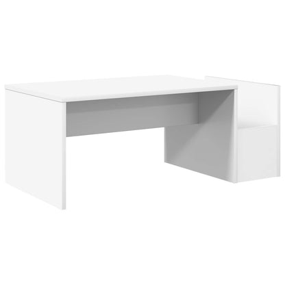 Konferenční Stolek Bílá 90 X 45 X 35 Cm Kompozitní Dřevo