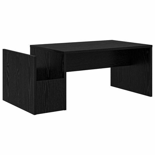 Konferenční Stolek Černý Dub 90 X 45 X 35 Cm Kompozitní Dřevo