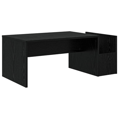Konferenční Stolek Černý Dub 90 X 45 X 35 Cm Kompozitní Dřevo