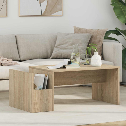 Konferenční Stolek Sonoma Dub 90 X 45 X 35 Cm Kompozitní Dřevo