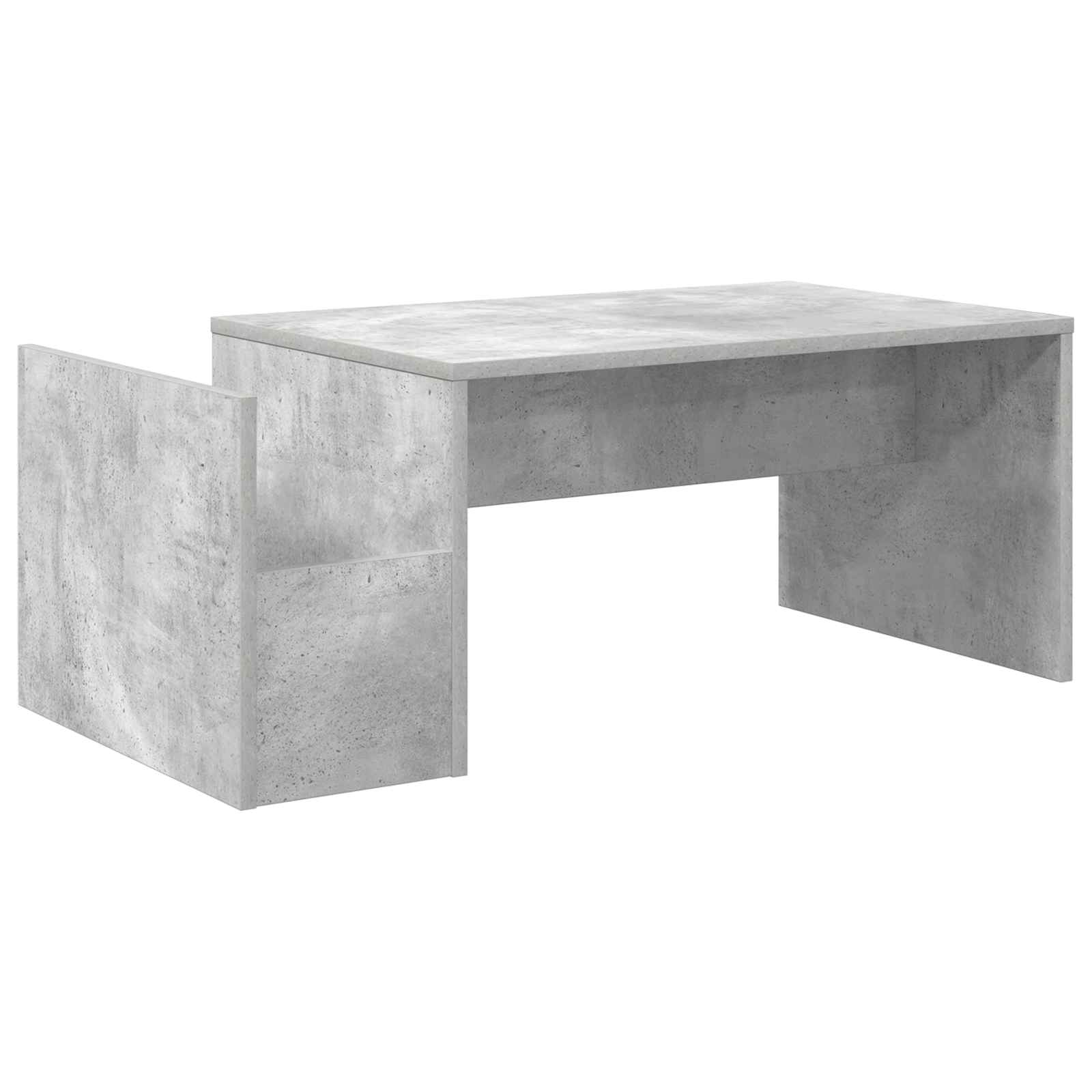 Konferenční Stolek Betonově Šedá 90 X 45 X 35 Cm
