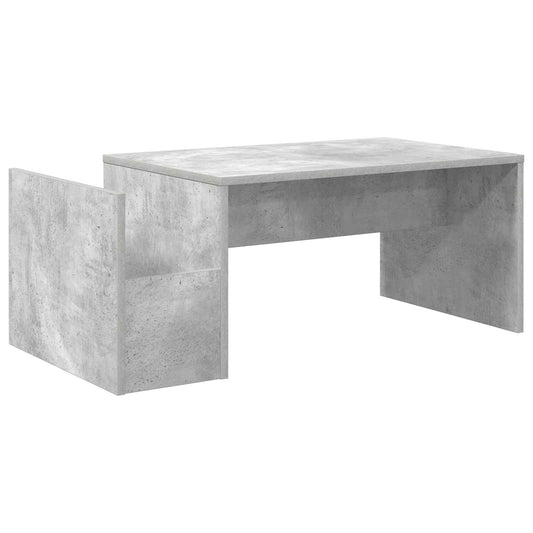 Konferenční Stolek Betonově Šedá 90 X 45 X 35 Cm