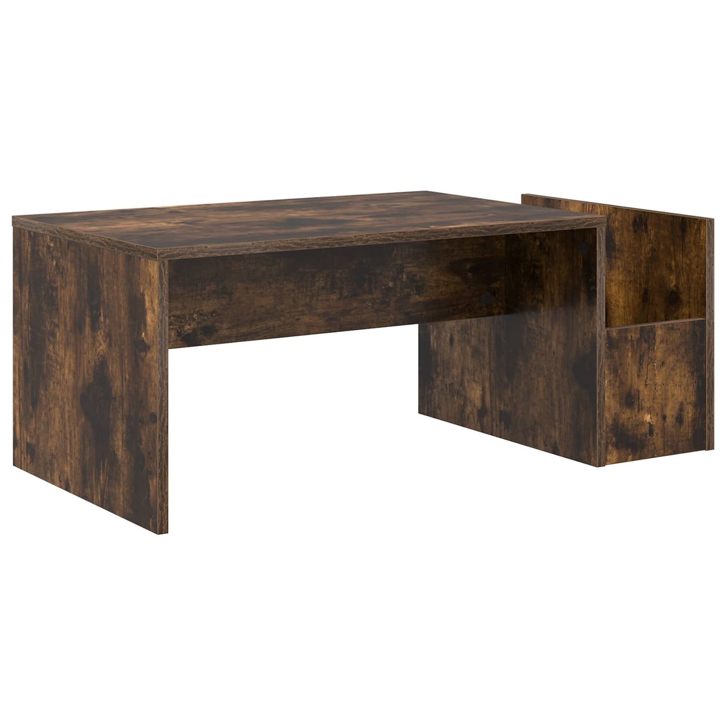 Konferenční Stolek Kouřový Dub 90 X 45 X 35 Cm Kompozitní Dřevo