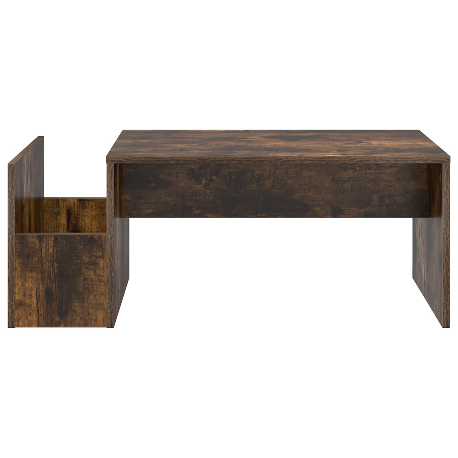 Konferenční Stolek Kouřový Dub 90 X 45 X 35 Cm Kompozitní Dřevo