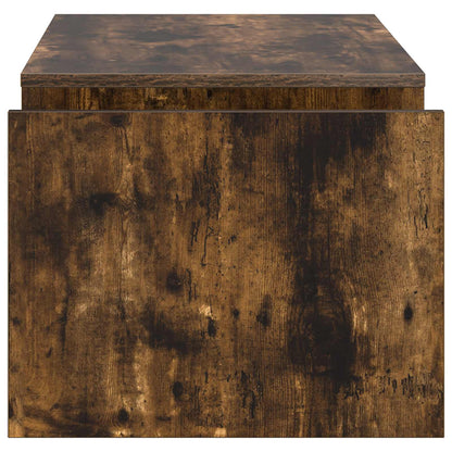 Konferenční Stolek Kouřový Dub 90 X 45 X 35 Cm Kompozitní Dřevo