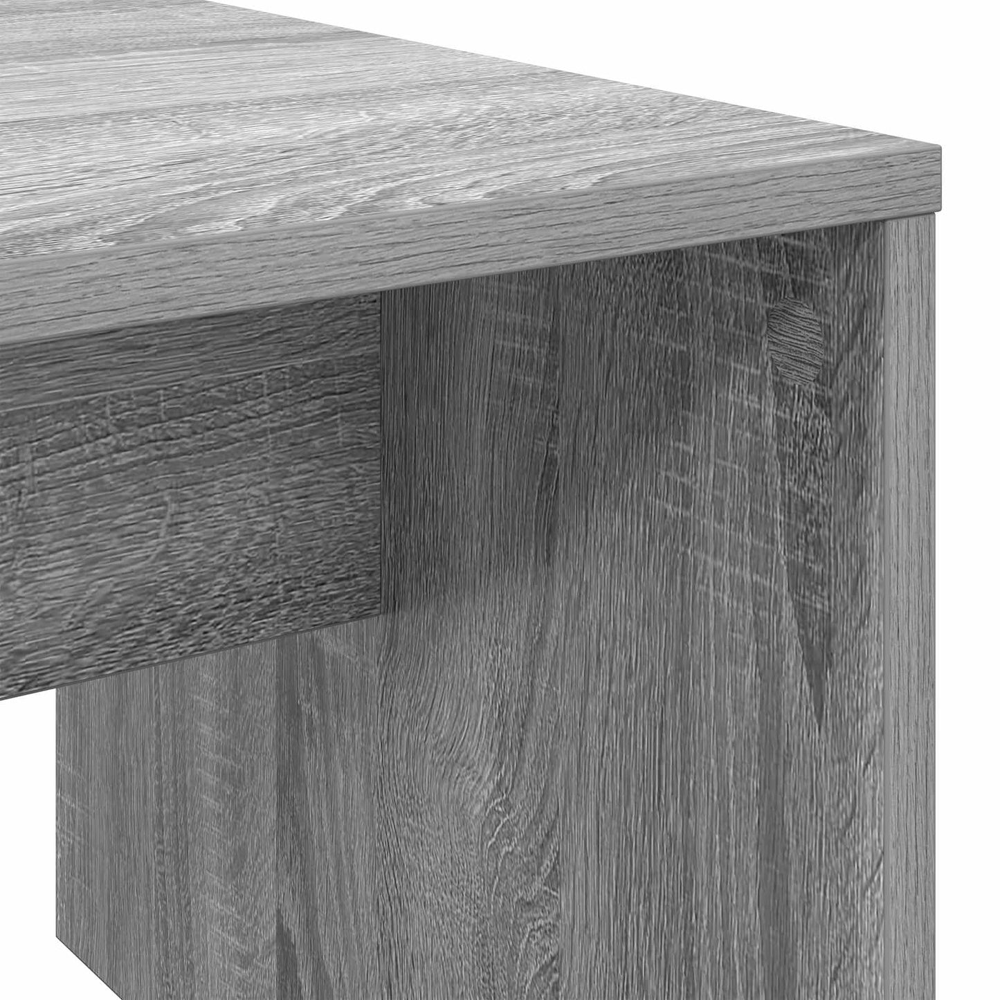Konferenční Stolek Šedá Sonoma 90 X 45 X 35 Cm Kompozitní Dřevo