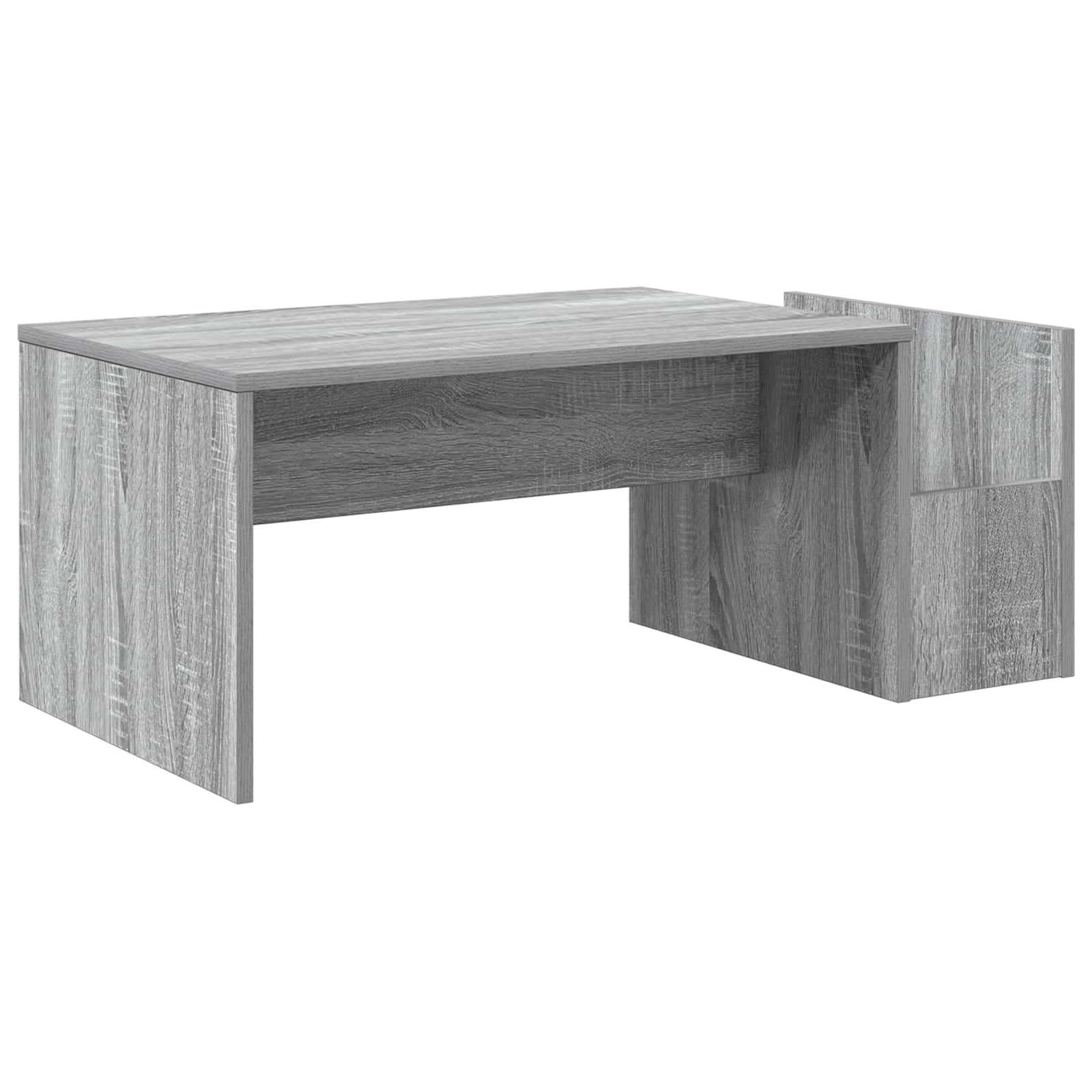 Konferenční Stolek Šedá Sonoma 90 X 45 X 35 Cm Kompozitní Dřevo
