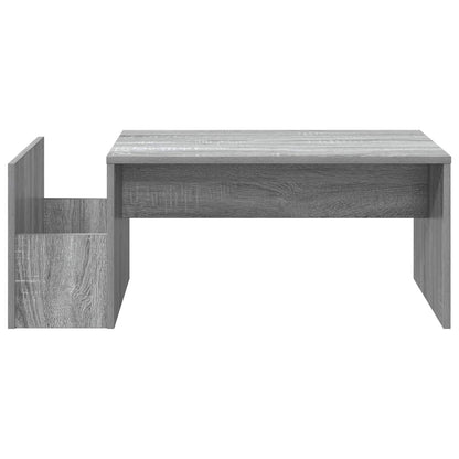 Konferenční Stolek Šedá Sonoma 90 X 45 X 35 Cm Kompozitní Dřevo