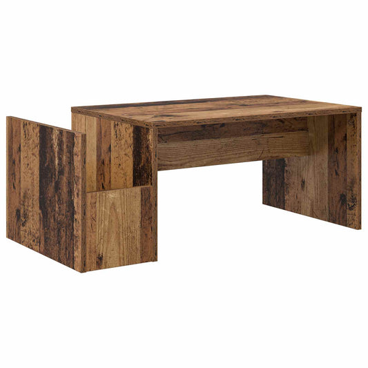 Konferenční Stolek Staré Dřevo 90 X 45 X 35 Cm Kompozitní Dřevo