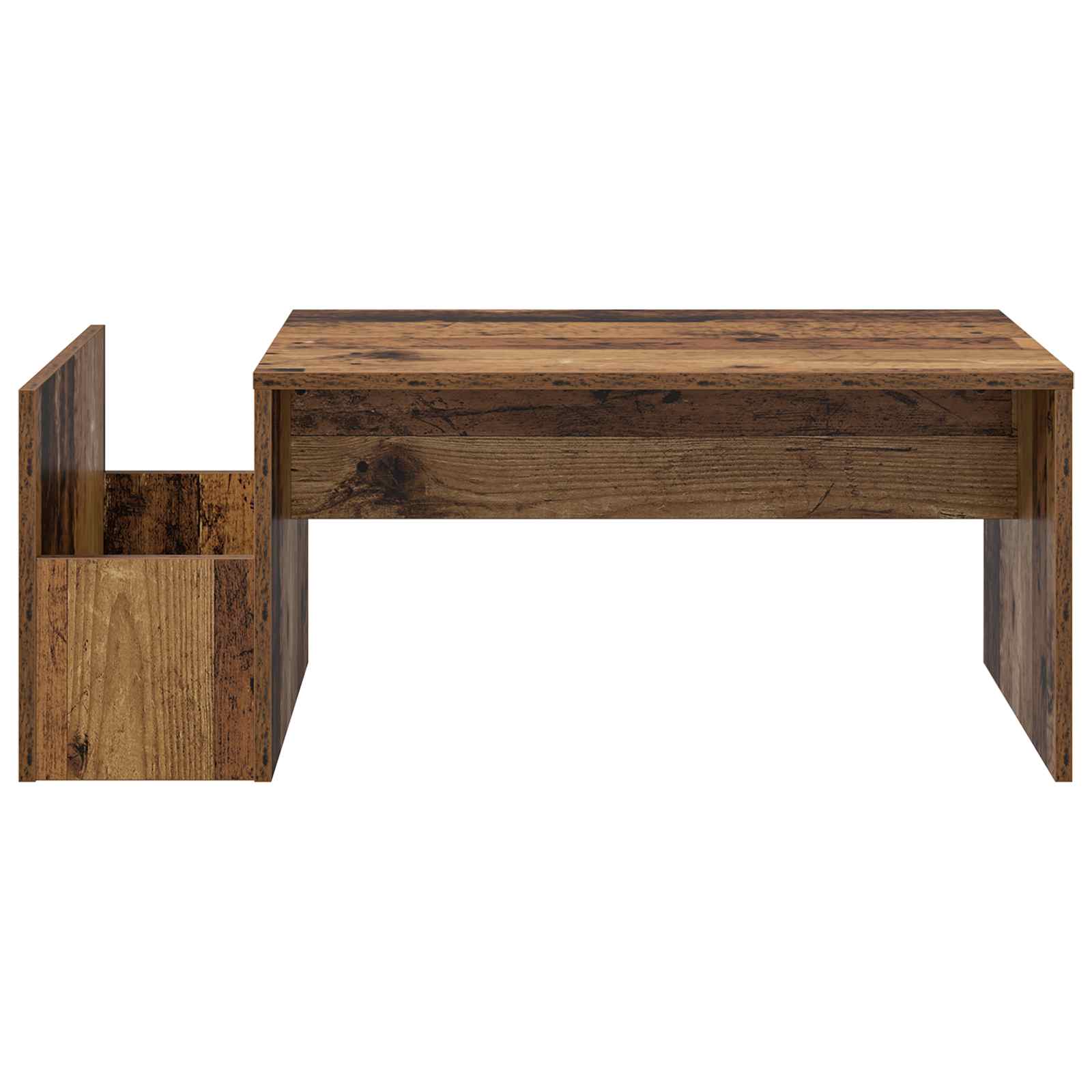 Konferenční Stolek Staré Dřevo 90 X 45 X 35 Cm Kompozitní Dřevo