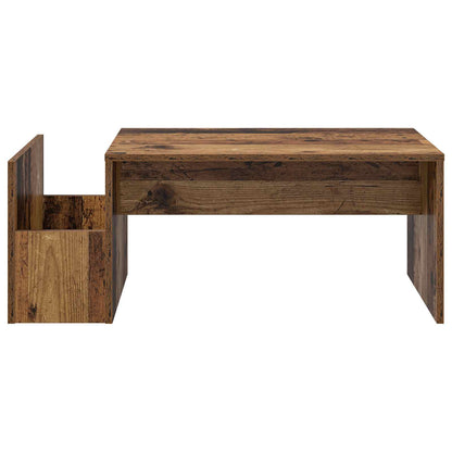 Konferenční Stolek Staré Dřevo 90 X 45 X 35 Cm Kompozitní Dřevo