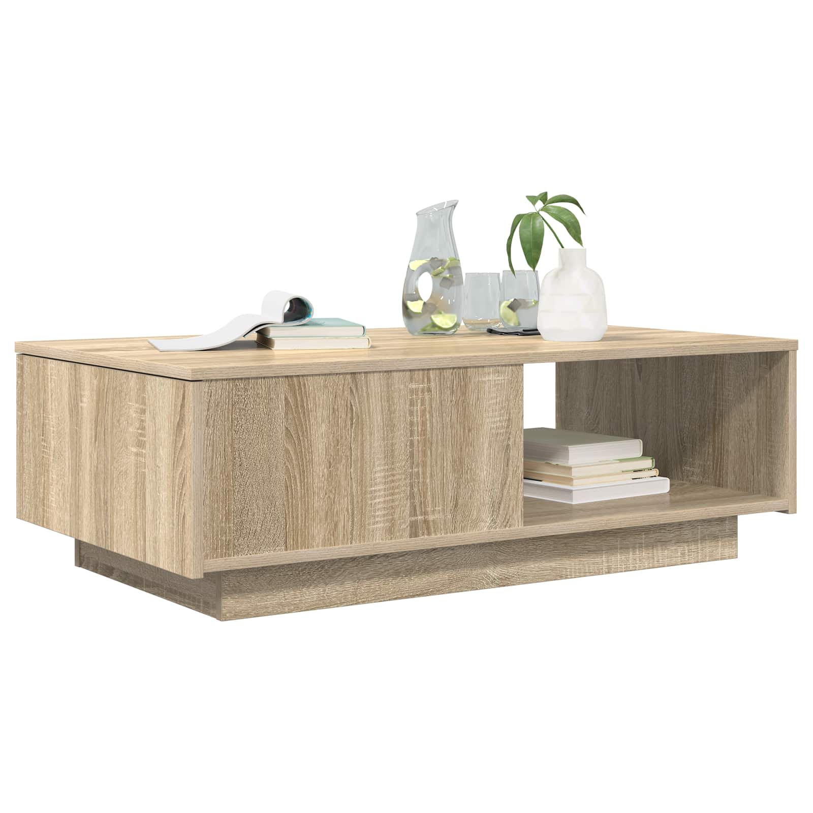 Konferenční Stolek Sonoma Dub 95 X 55 X 31 Cm Kompozitní Dřevo