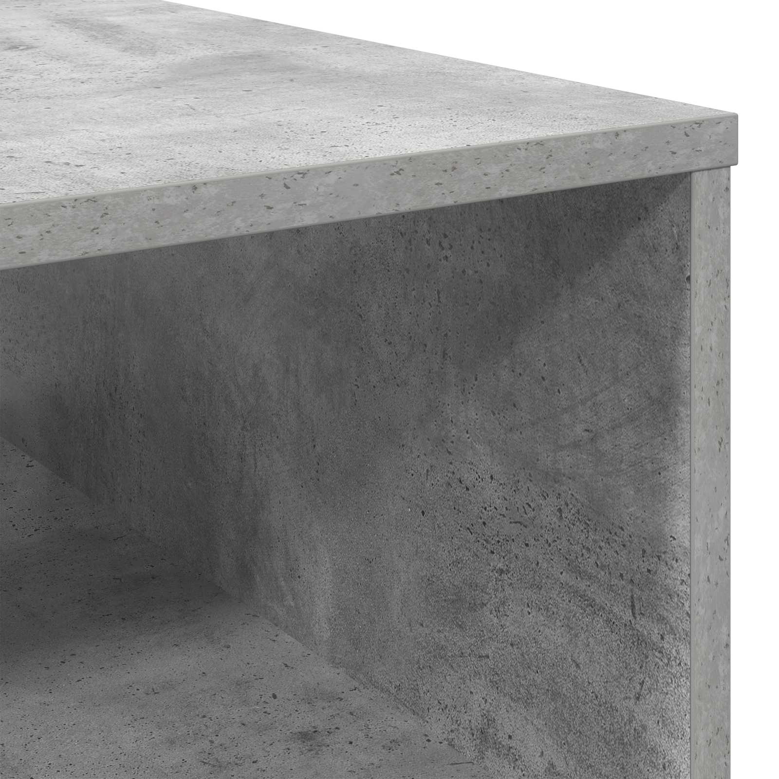 Konferenční Stolek Betonově Šedá 95 X 55 X 31 Cm