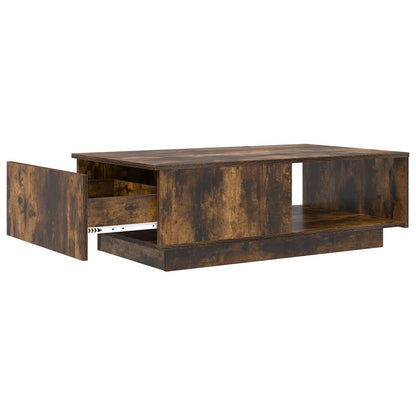 Konferenční Stolek Kouřový Dub 95 X 55 X 31 Cm Kompozitní Dřevo